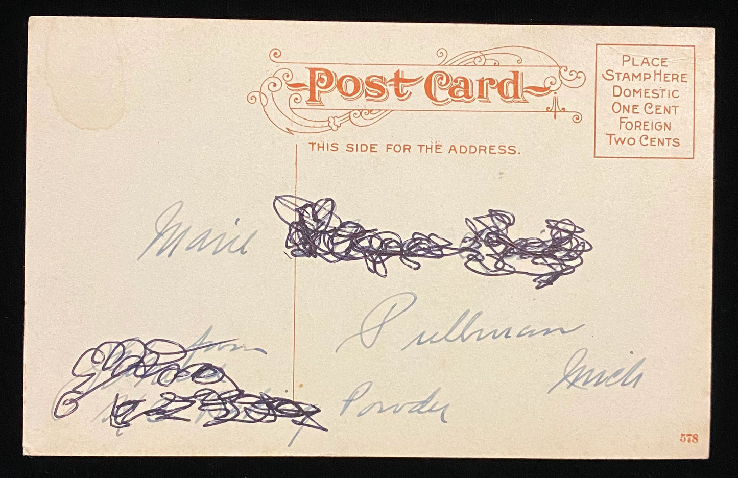Illinois Underground Tunnel - Vintage Postcard