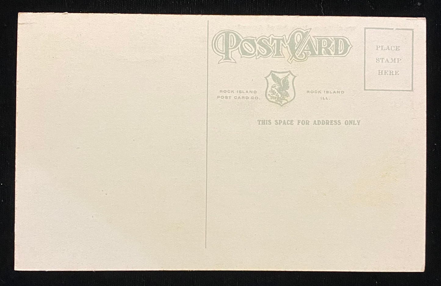 Block House, Rock Island Arsenal, Rock Island, Illinois - Vintage 1910s Postcard