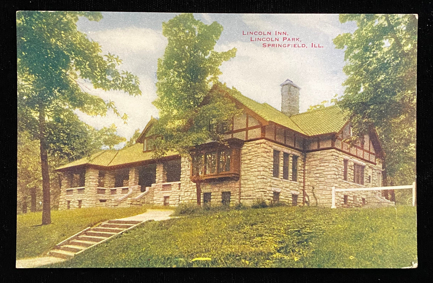 Lincoln Inn, Lincoln Park, Springfield, Illinois - Vintage Postcard