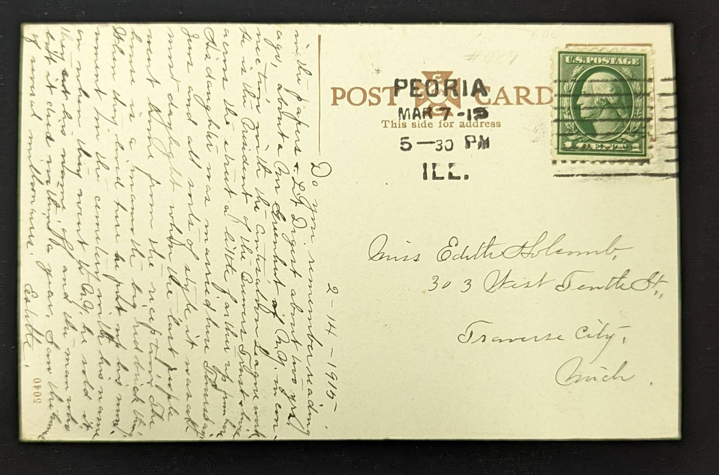 St. Francis Hospital and Chapel, Peoria, Illinois - Vintage Postcard