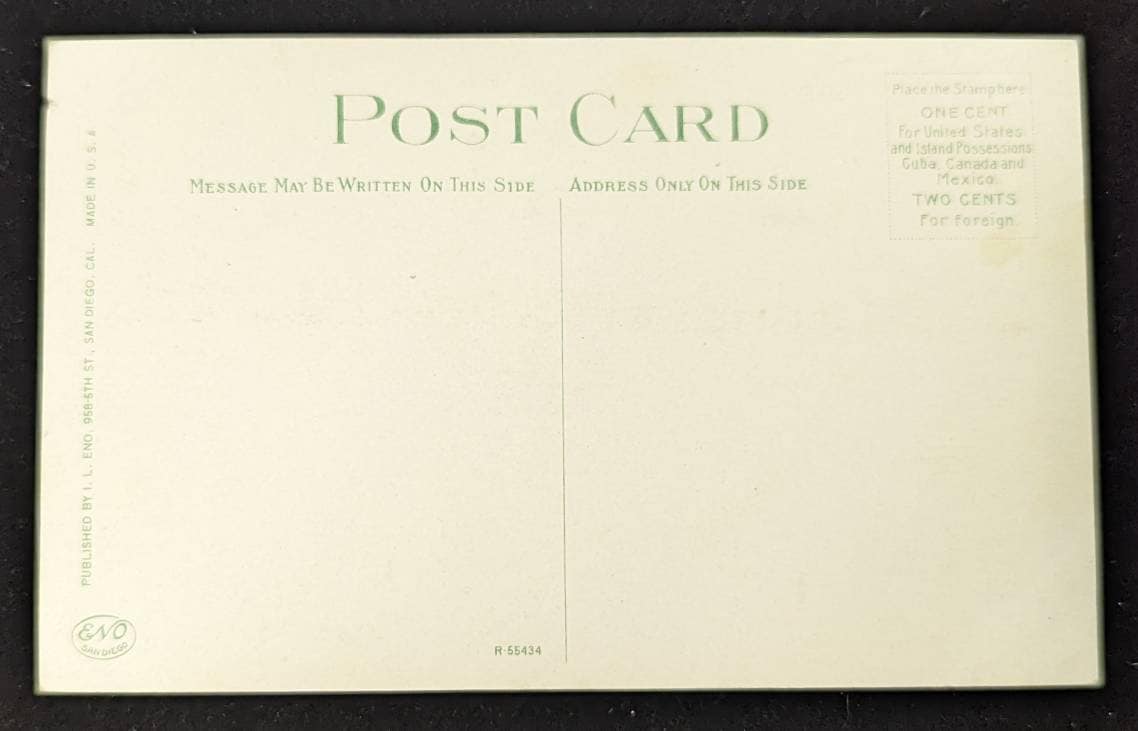 Sacrament Valley Building - Panama-California Exposition, San Diego, 1915 - Vintage Postcard