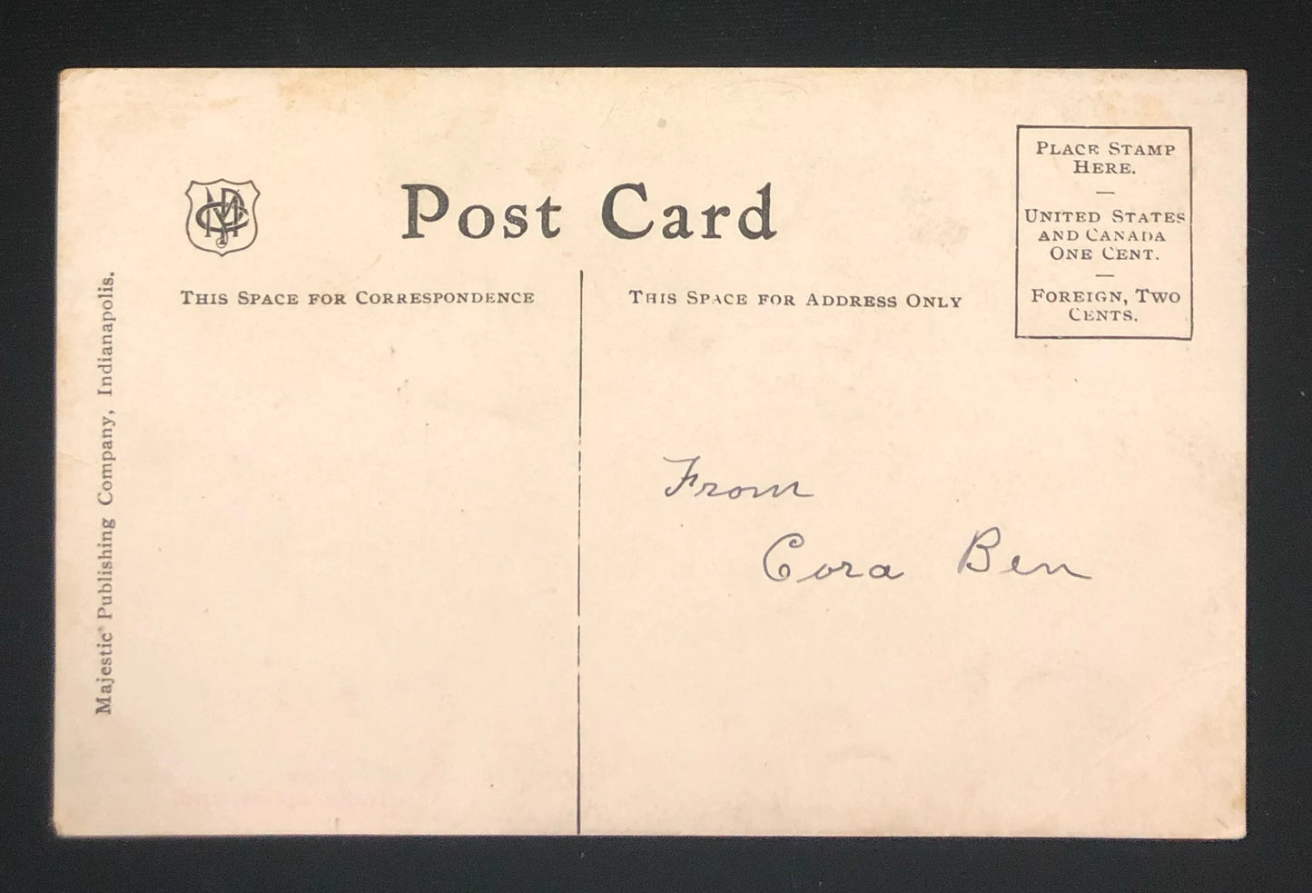 James Whitcomb Riley's Residence, Indianapolis, Indiana - Vintage Postcard