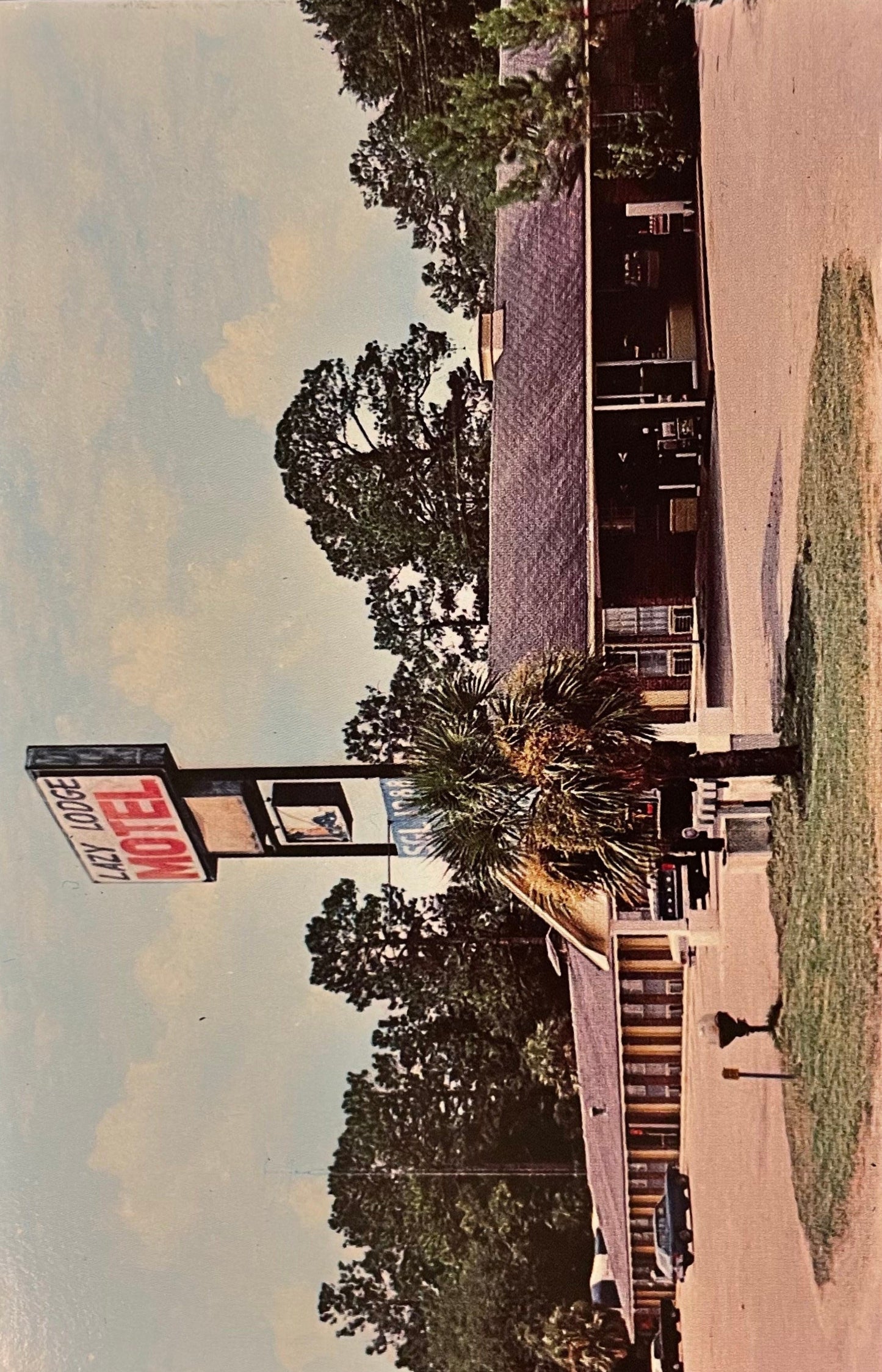 The Lazy Lodge Motel Lake City, Florida - Vintage Postcard