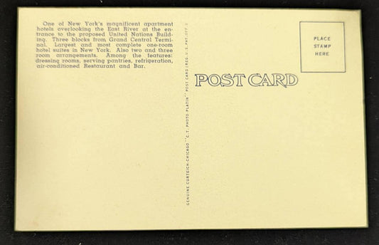 Beaux Arts Apartment Hote, New York City, New York - Vintage Postcard