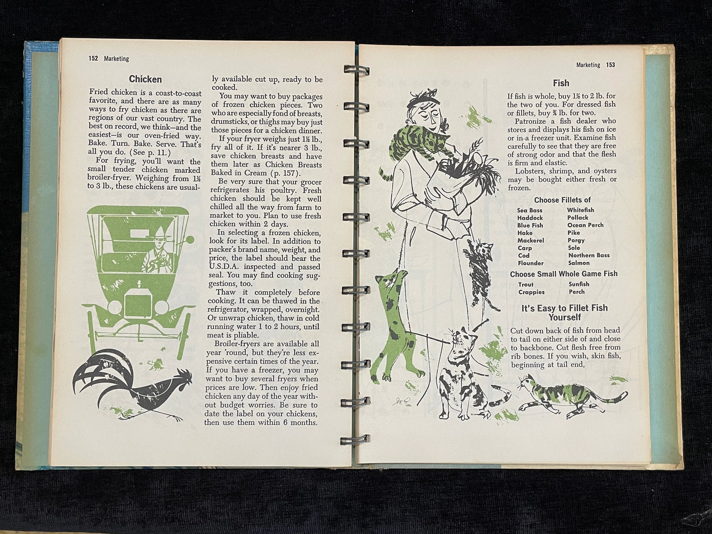 Betty Crocker's Dinner for Two Cookbook - Hardcover Spiral Bound First Edition, First Print