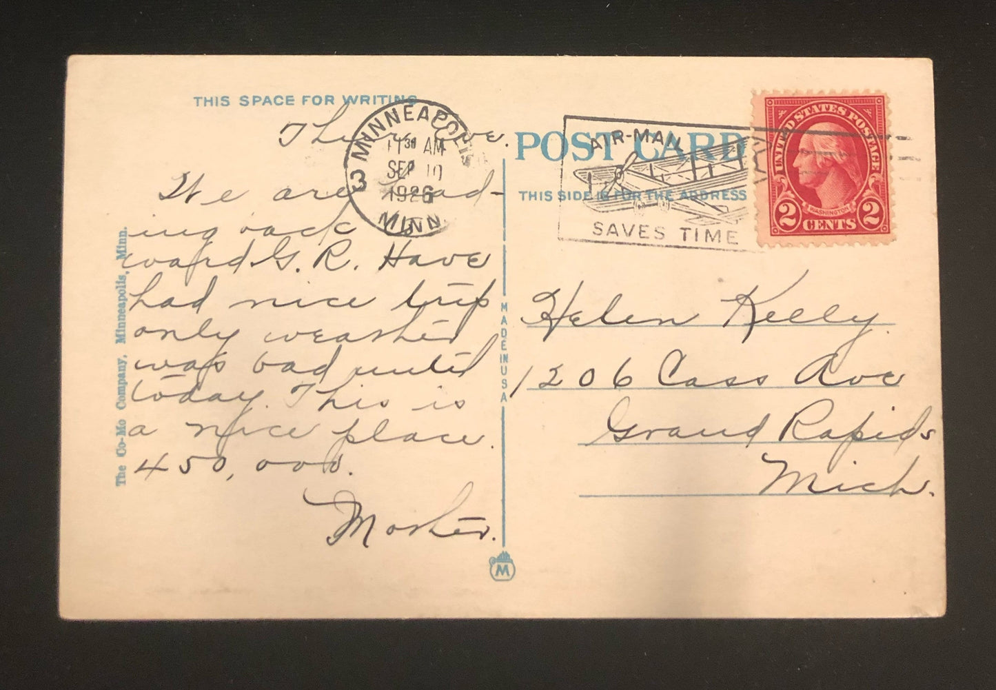 Central High School, Minneapolis Minnesota, Vintage Postcard