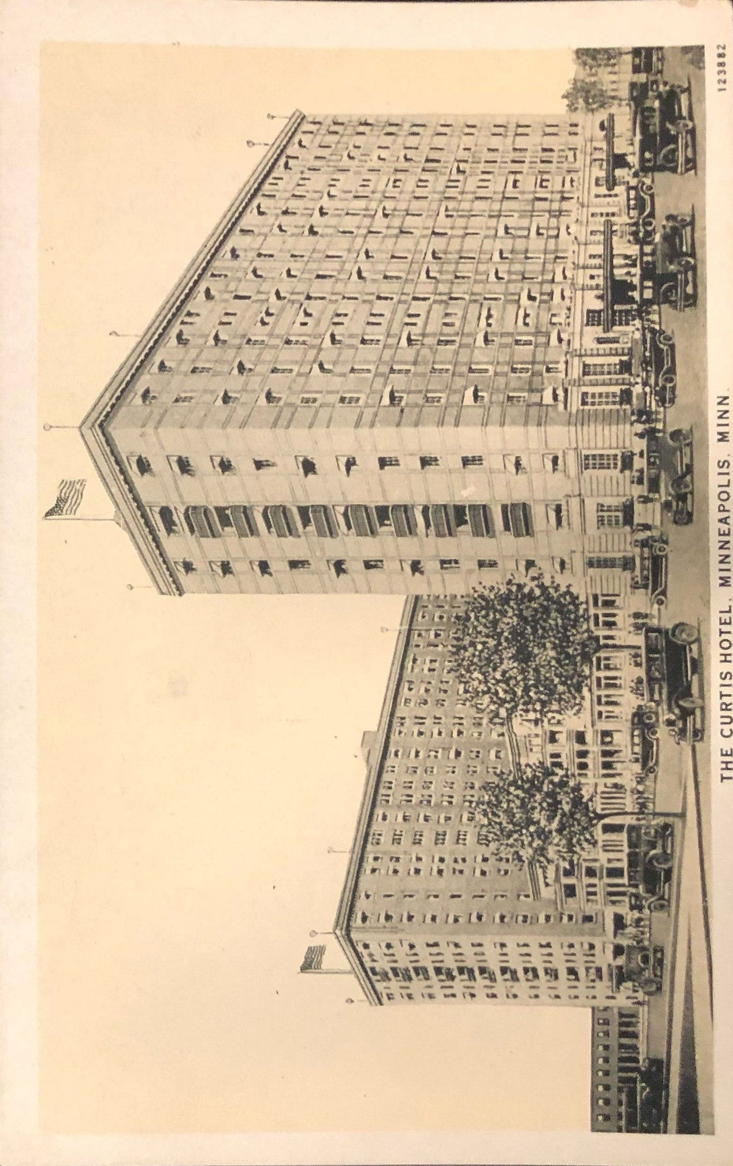 The Curtis Hotel, Minneapolis Minnesota Vintage Postcard