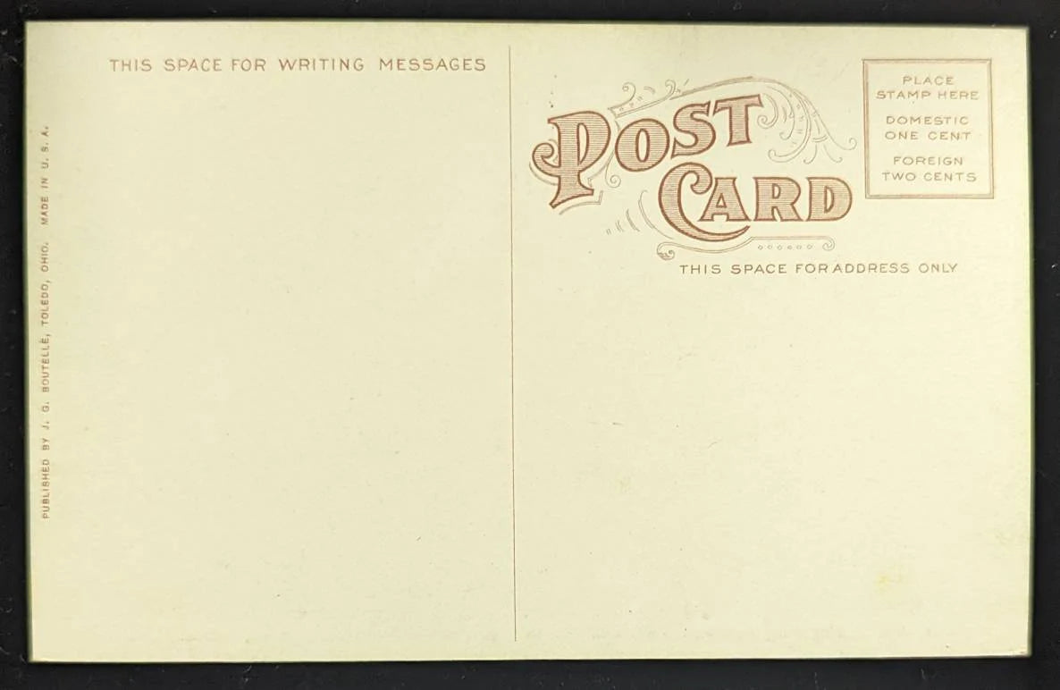 The Living Flag in which 3000 Children took part. G.A.R. Encampment, Toledo, Ohio - Vintage Postcard