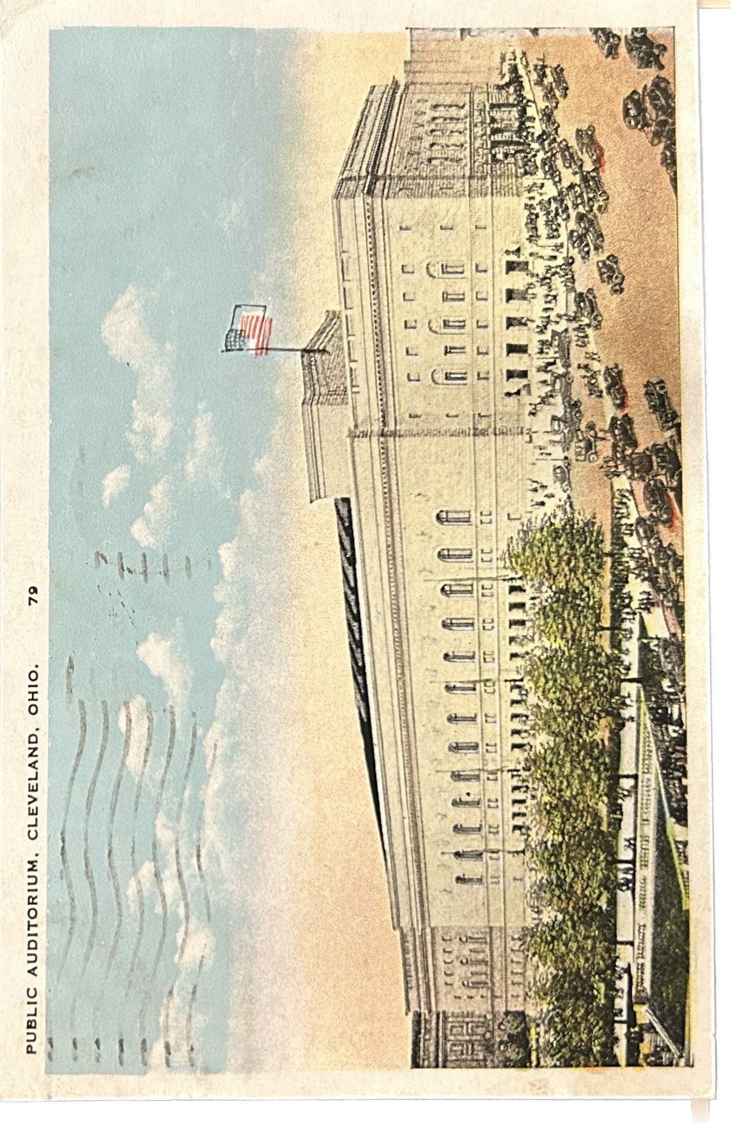 Public Auditorium, Cleveland, Ohio- Vintage Postcard
