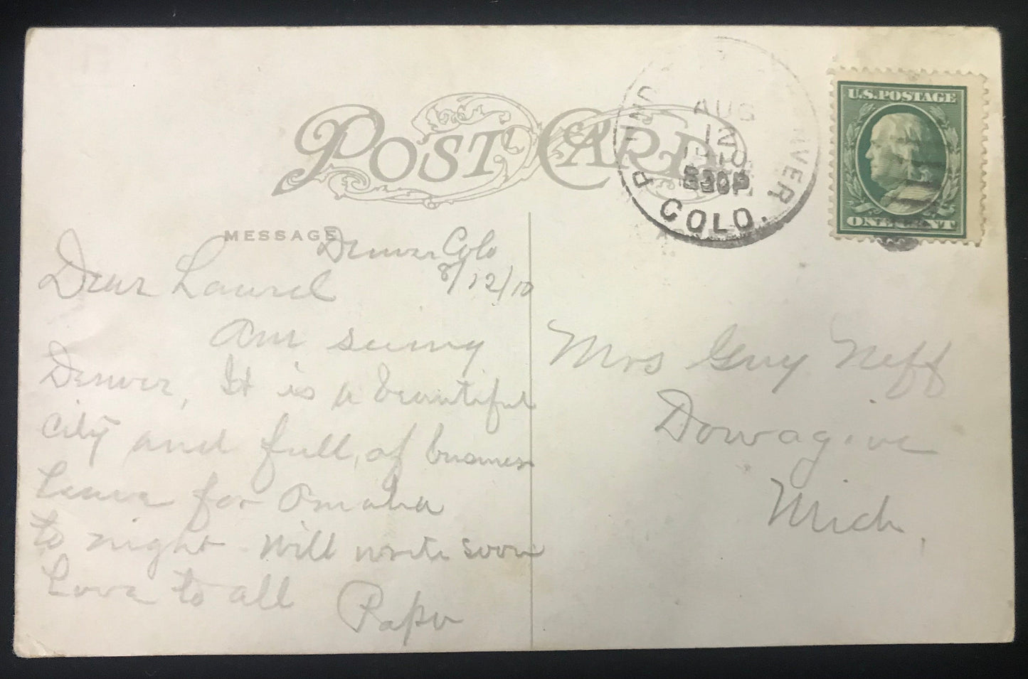 Colorado State Capitol, Denver. card #1672