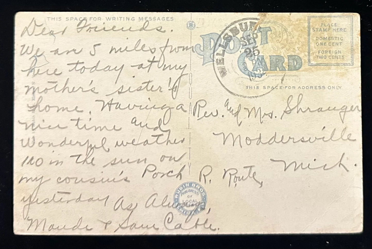 American-La France Fire Engine Co., Elmira, New York - Vintage Postcard