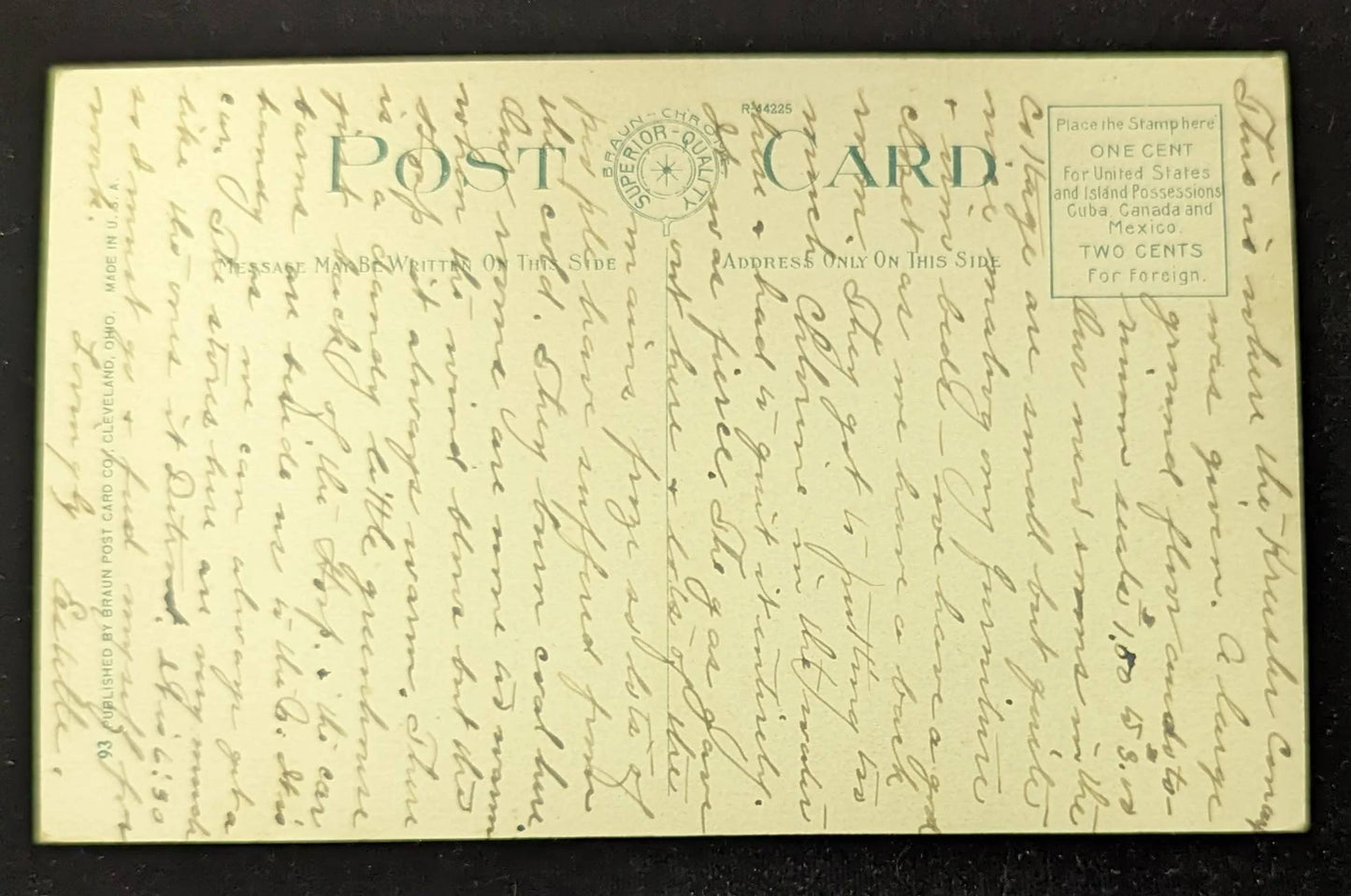 Grays Armory, Cleveland, Ohio - Vintage Postcard
