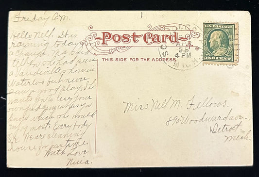 Y.W.C.A. Building, South Bend, Indiana - Vintage Postcard