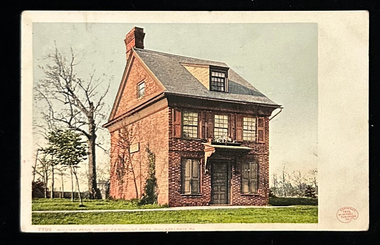7799 William Penn House Fairmont Park - Philadelphia, Pennsylvania - Vintage Postcard