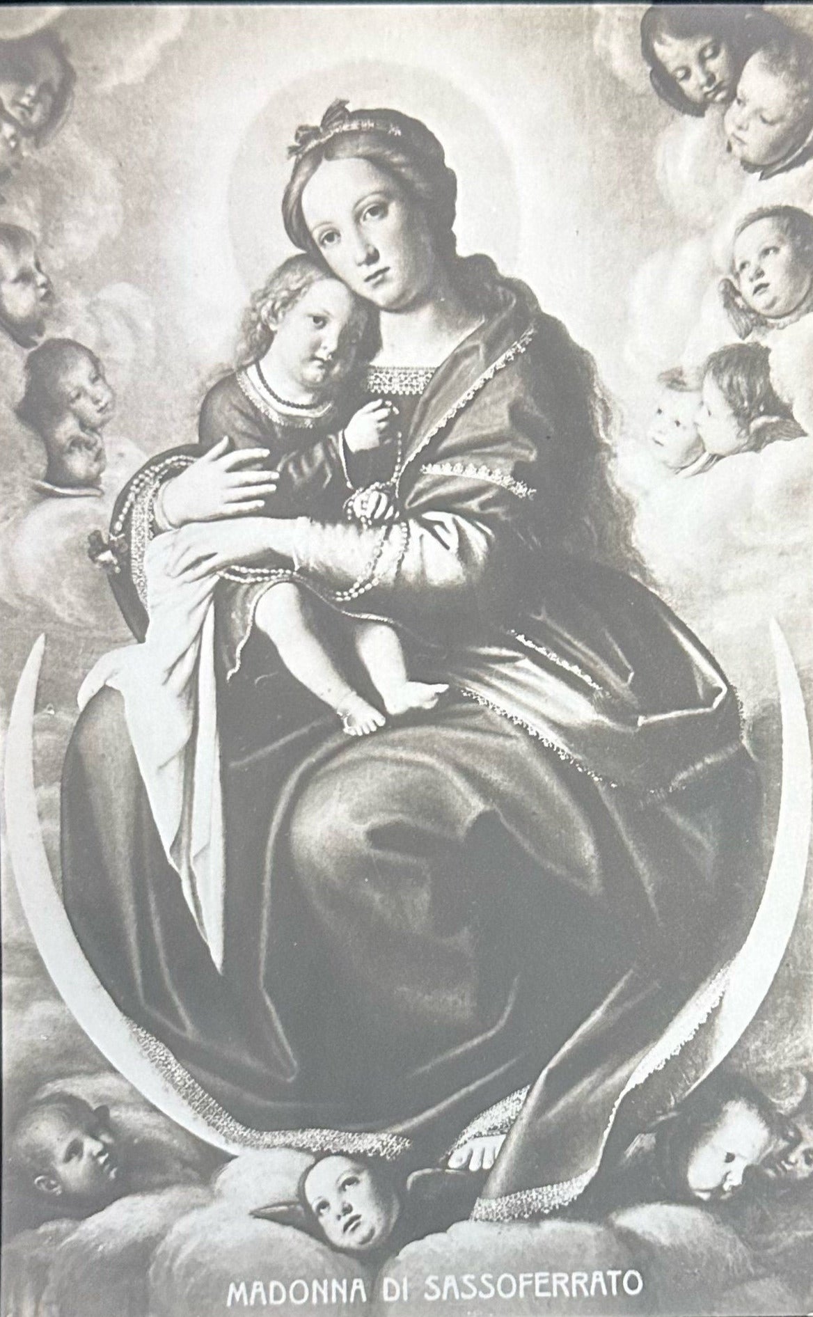Madonna Di Sassoferrato - Italian Vintage Postcard