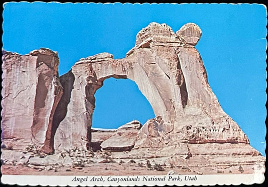 Angel Arch, Canyonlands National Park, Utah - Vintage Postcard