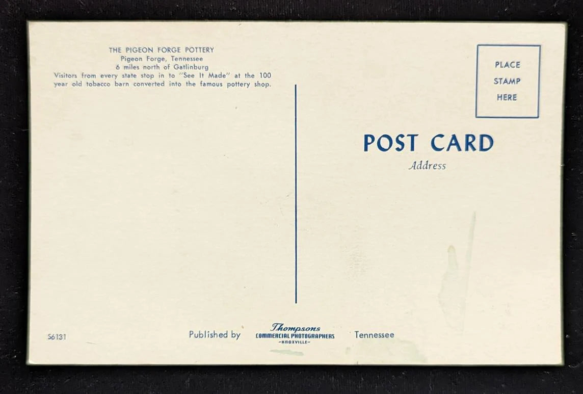 The Pigeon Forge Pottery, Pigeon Forge, Tennessee - Vintage Postcard