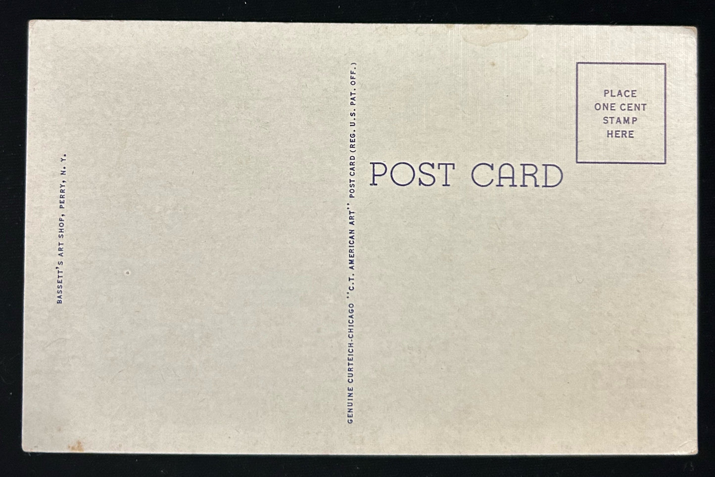 Museum- Letchworth State Park - New York - Vintage Linen Postcard