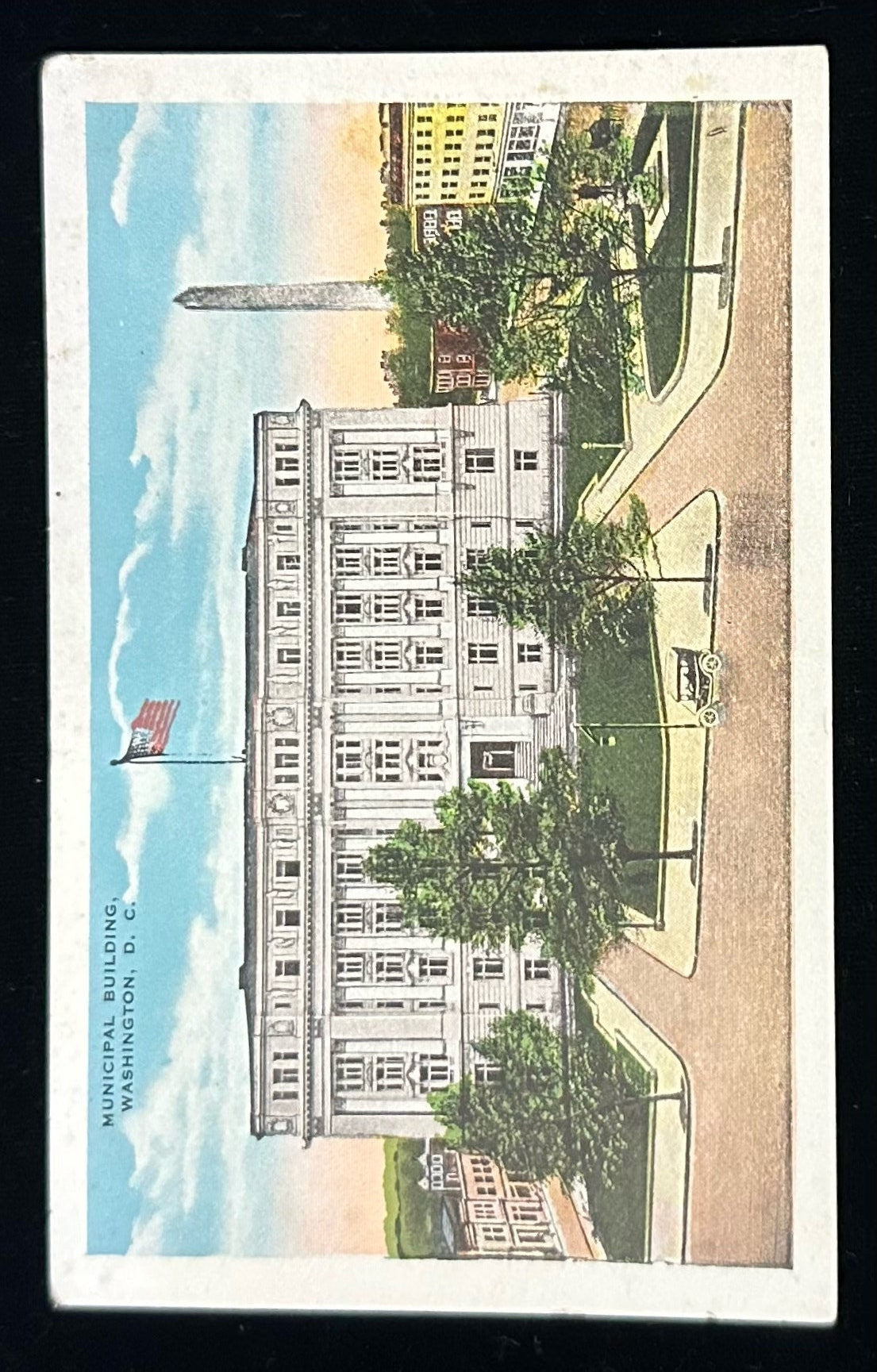 Municipal Building Washington, D.C., Maryland - Vintage 1950s Postcard