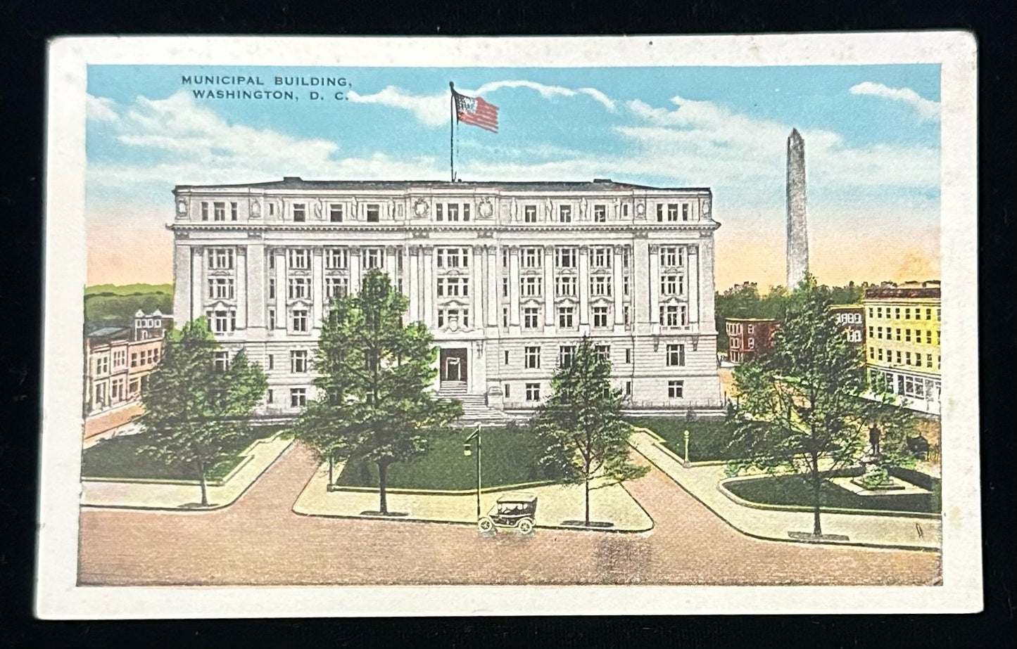 Municipal Building Washington, D.C., Maryland - Vintage 1950s Postcard