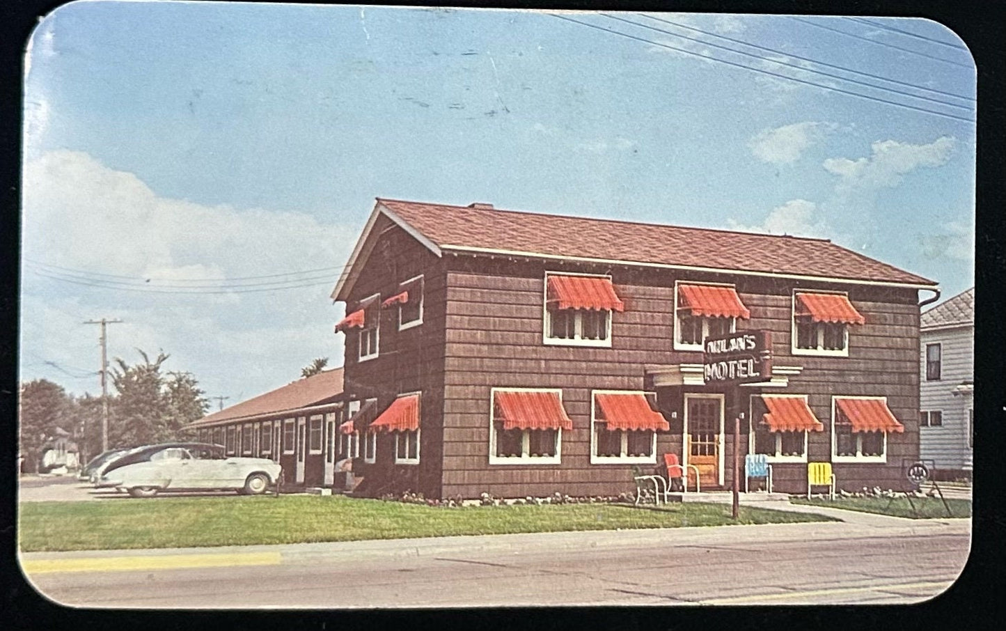 Nolan's Motel - Wausau, Wisconsin- Vintage 1950s Postcard