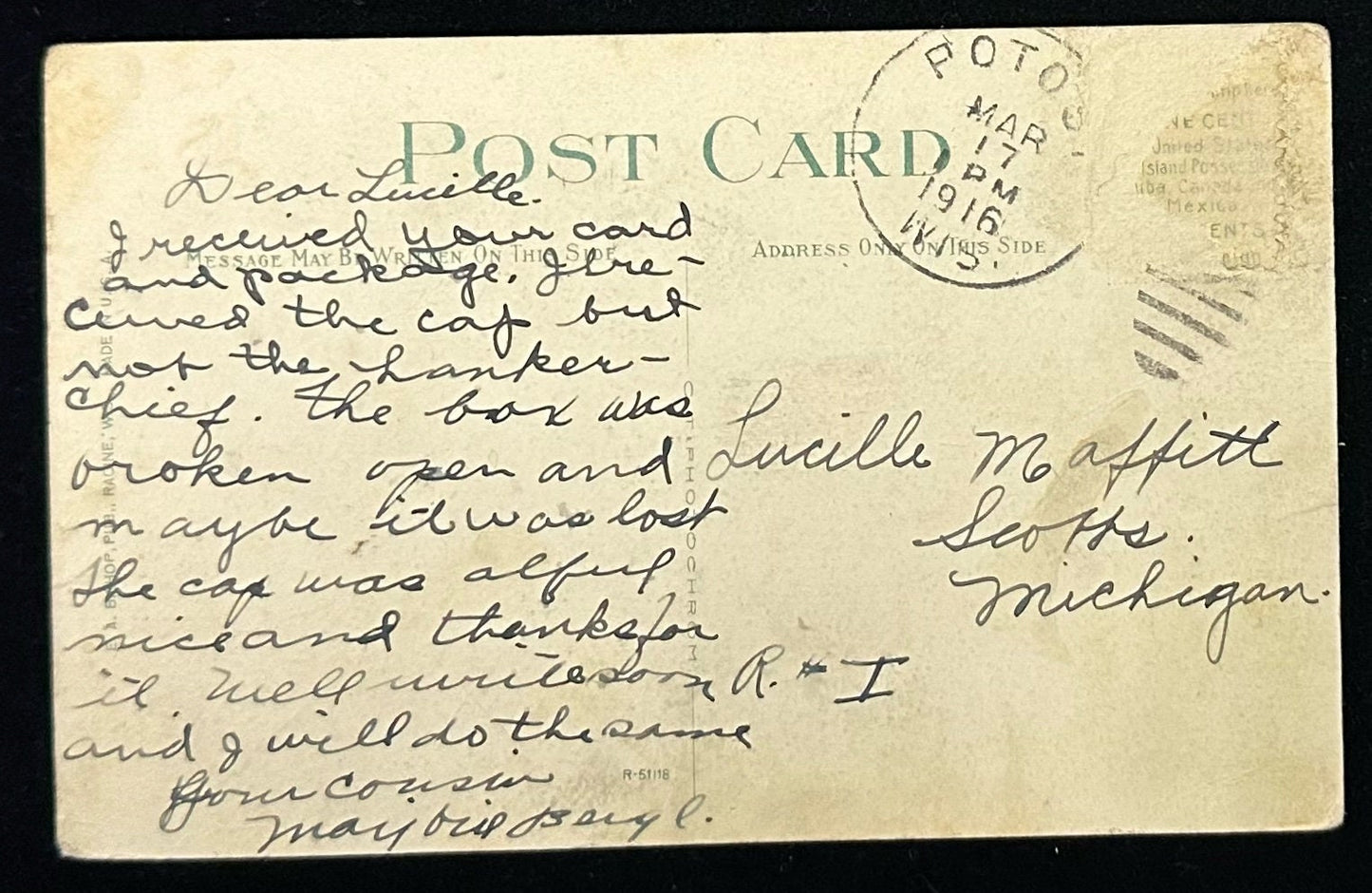 A 633. New State Capitol, Madison, Wisconsin - Vintage Postcard