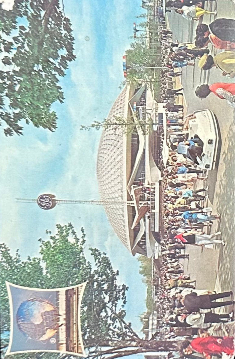 General Electric Pavilion, New York - 1964 Disney General Electric Exhibit - "Progress Land" - Vintage Postcard