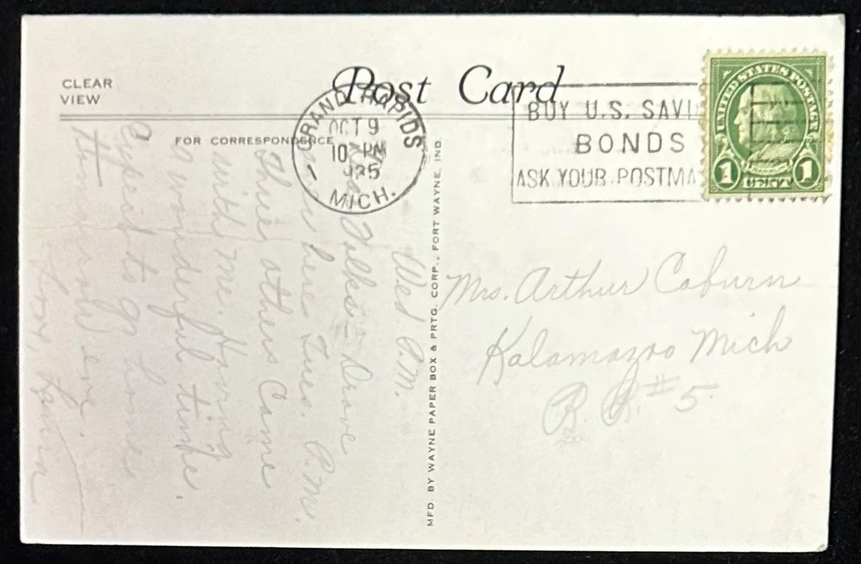 Pantlind Hotel, Grand Rapids, Michigan - Vintage Postcard