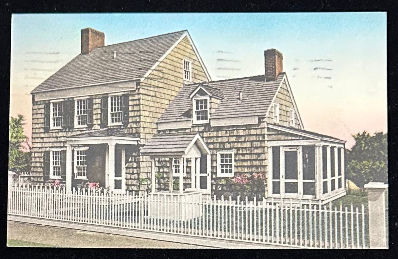 Walt Whitman House, Dearborn, Michigan - Vintage Postcard