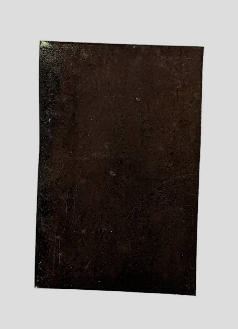 Victorian Era Tin Type of Small Child in Victorian Clothes with Hand Painted Cheeks - 1856-1878