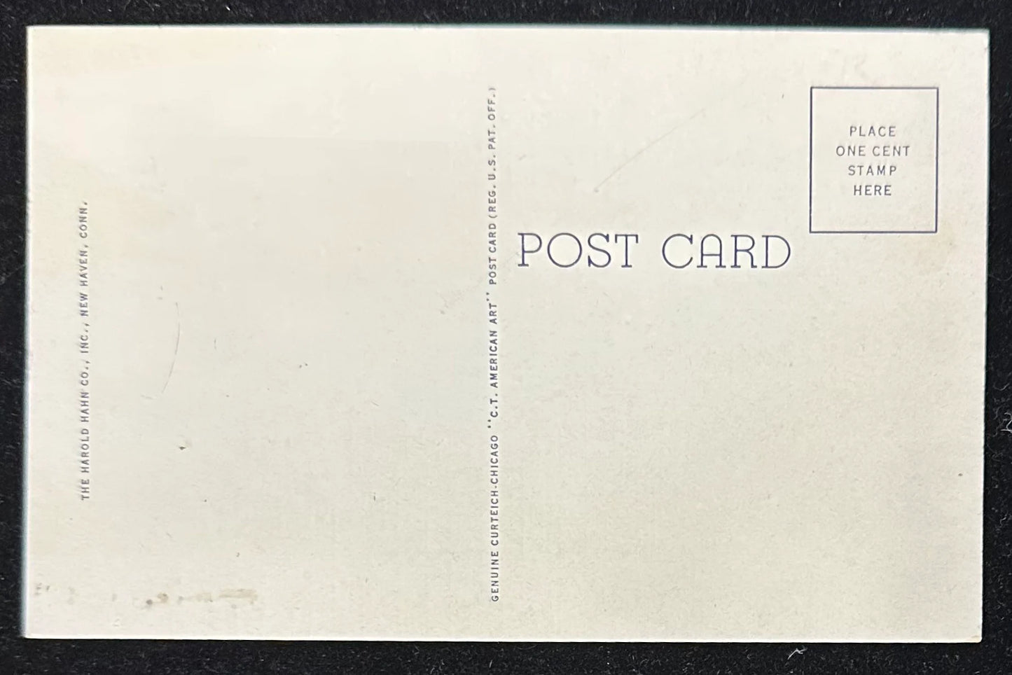 Y.M.C.A. And First Congregational Church, Waterbury, Connecticut - Linen Vintage Postcard
