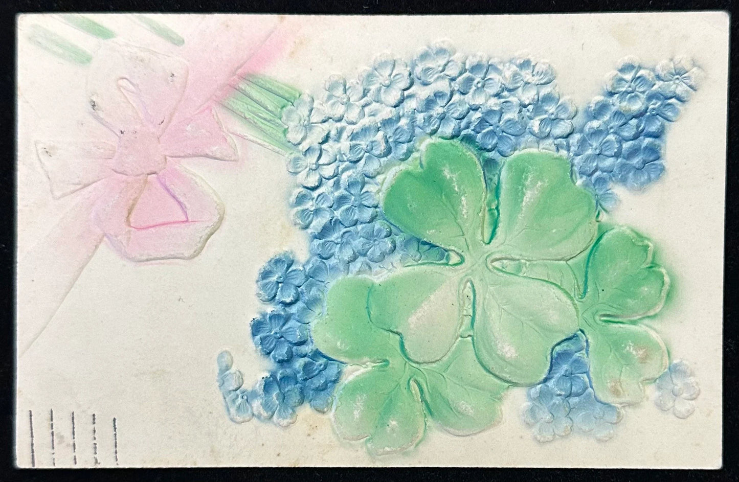 St. Patrick's Day Embossed Postcard from 1908 - Vintage St Patrick's Day Postcard
