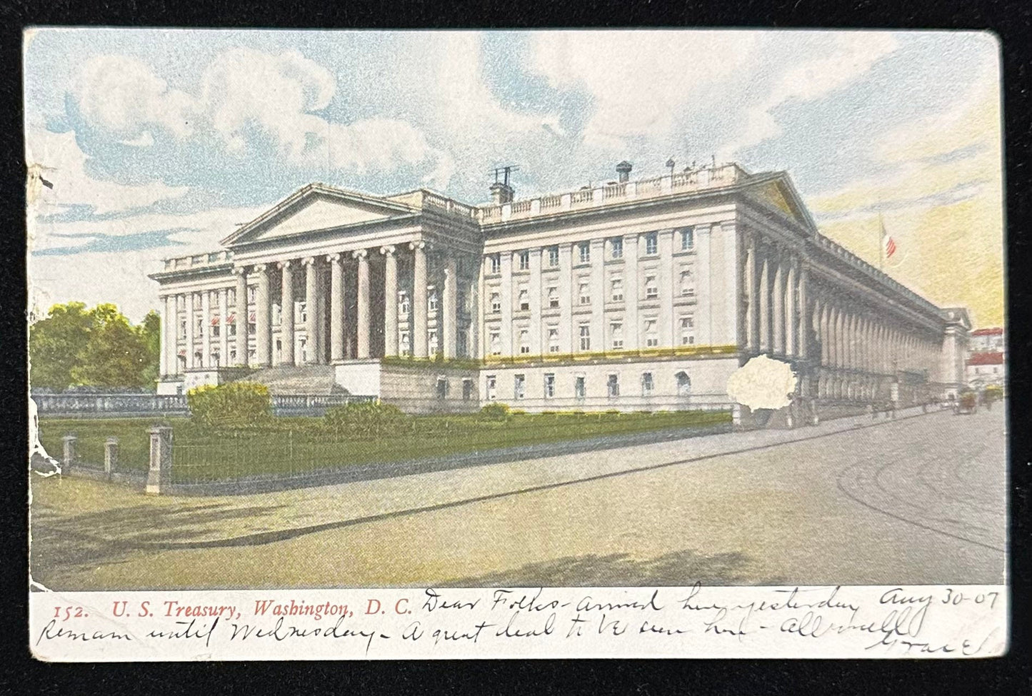 U.S. Treasury - Washington, D.C. - 1900s Postcard
