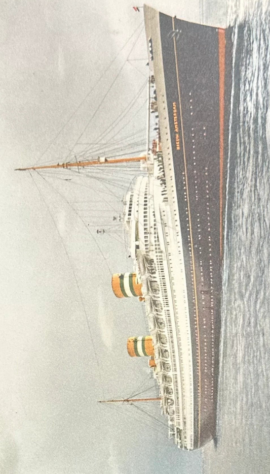 New Amsterdam, Holland-American Line - Vintage Postcard
