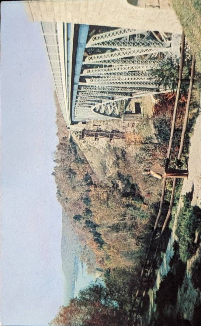 Cut River Bridge, Michigan - Vintage Postcard