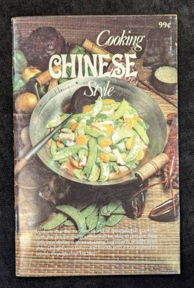 1979 Cooking Chinese Style Cookbook - Americanized Asian Food - Chinese American Dishes