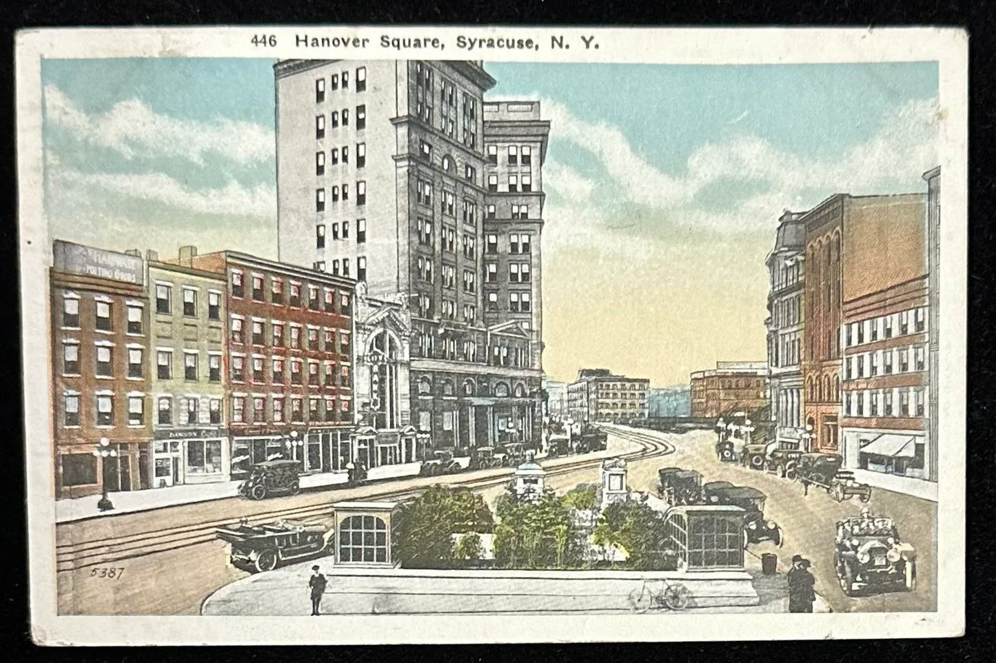 446 Hanover Square, Syracuse, New York - Vintage 1910s Postcard