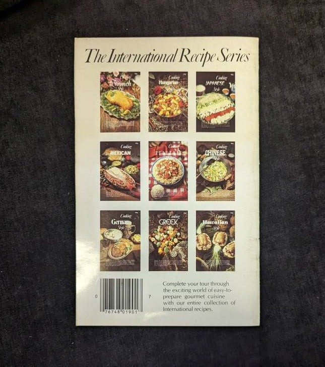 1979 Cooking Chinese Style Cookbook - Americanized Asian Food - Chinese American Dishes