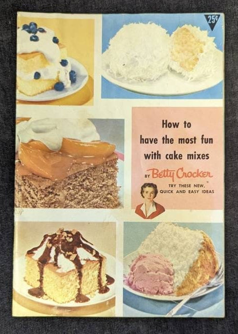 Betty Crocker Cake Mix Recipe Booklet