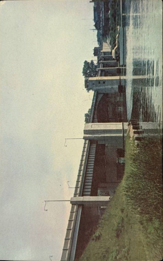 Blossom Bridge Across the St. Joseph River - Vintage Michigan Postcard