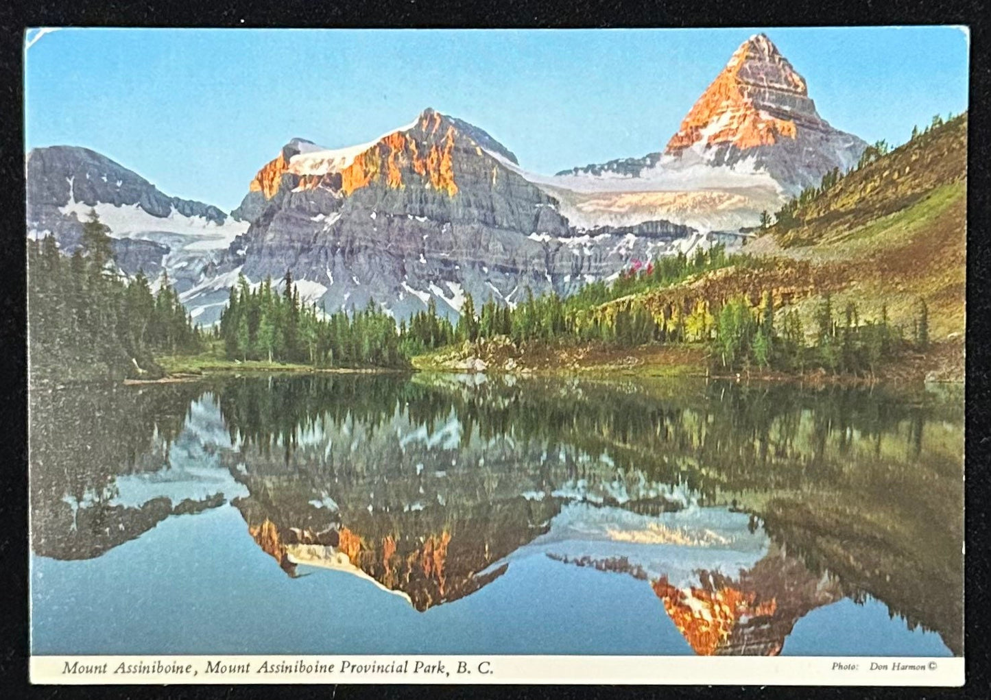 Mount Assiniboine - Mount Assiniboine Provincial Park - B.C., Canada - Vintage Postcard