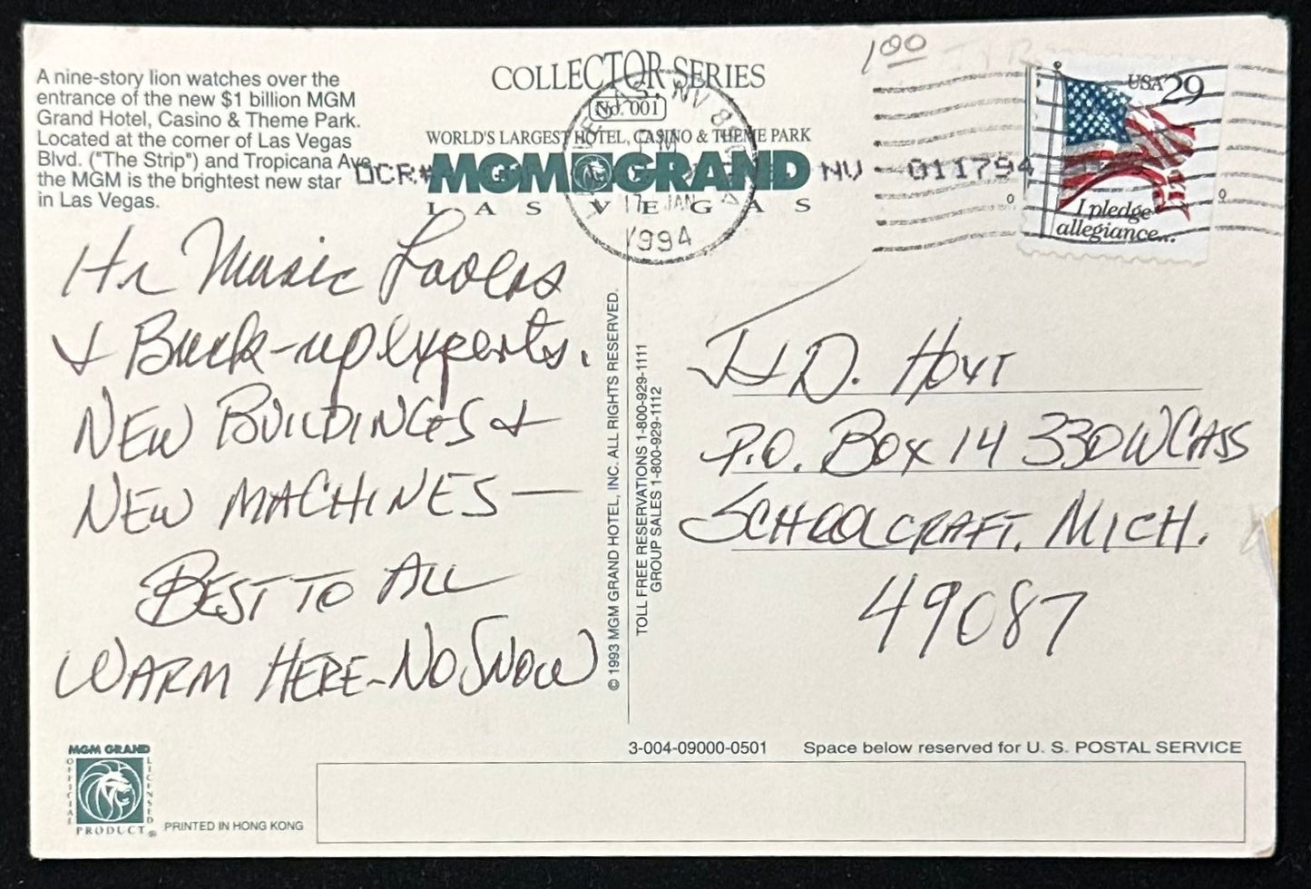 Las Vegas, Nevada - Vintage Postcard