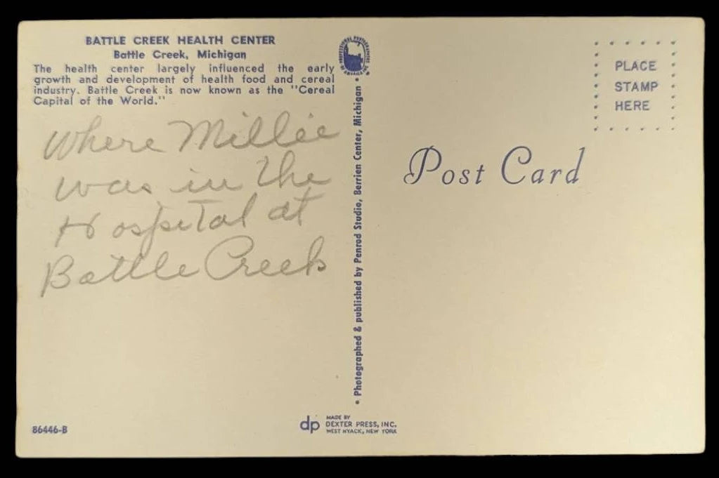Battle Creek Health Center, Battle Creek, Michigan - Vintage Postcard