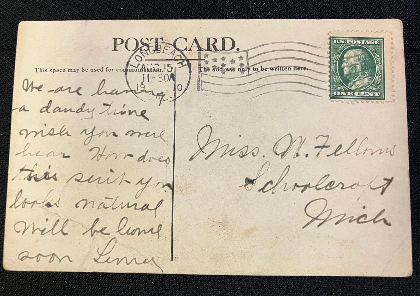 Holding Their Own - Vintage Postcard