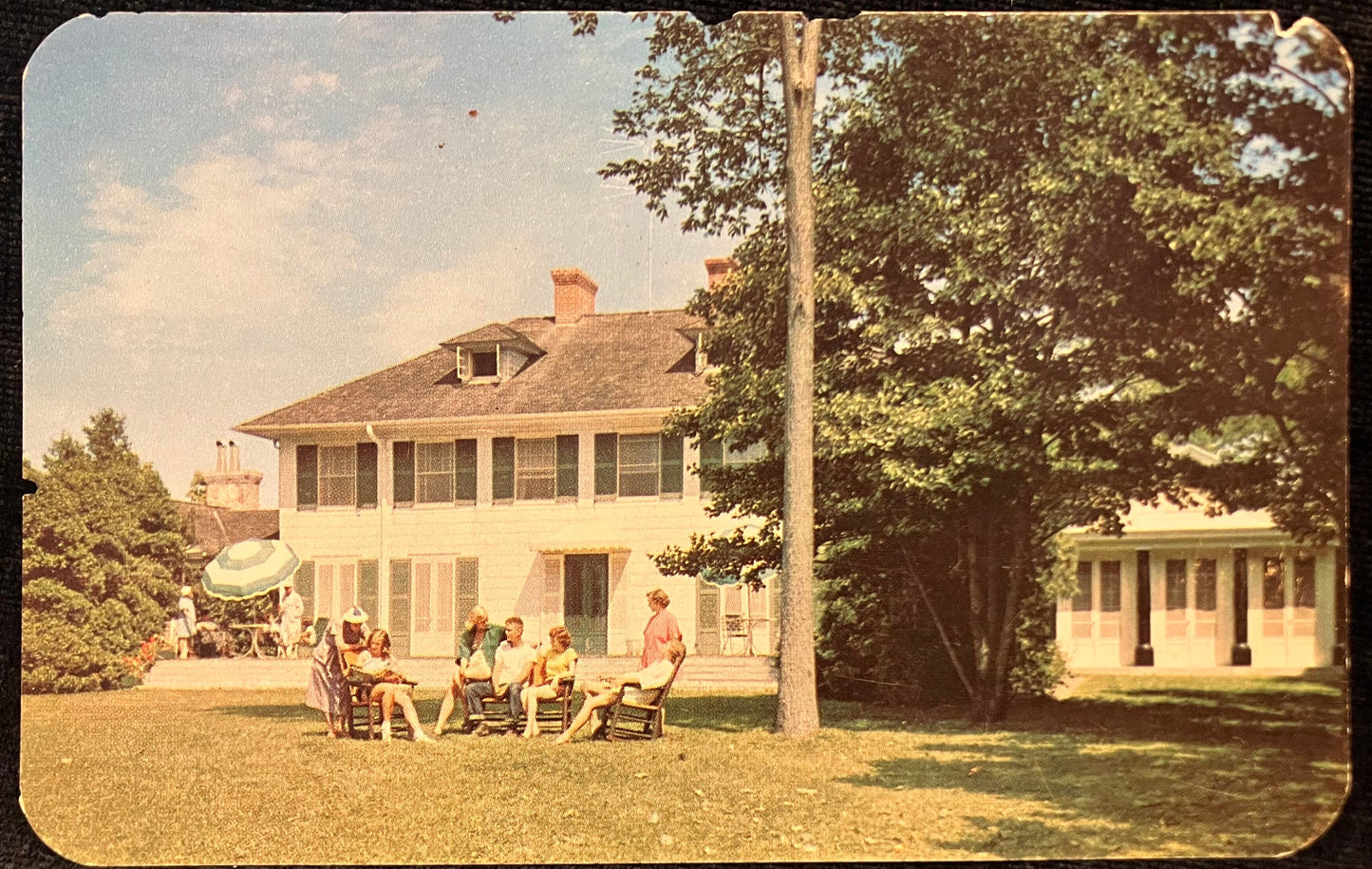 The Manor - Windcliff House - Michigan - Photo by John D. Freeman - Vintage Postcard