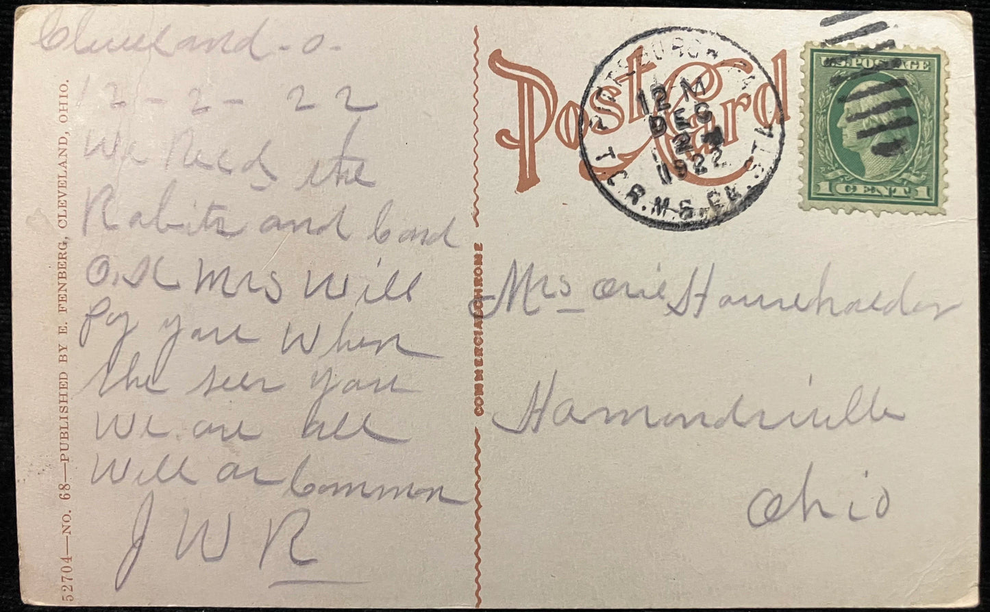 Shakespearean Garden, Cleveland, Ohio, Sixth City - Vintage Garden Postcard
