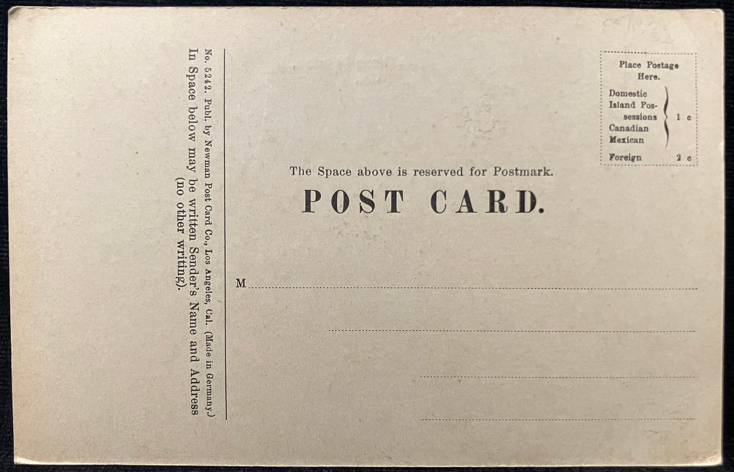 San Diego Mission, California - Vintage Postcard