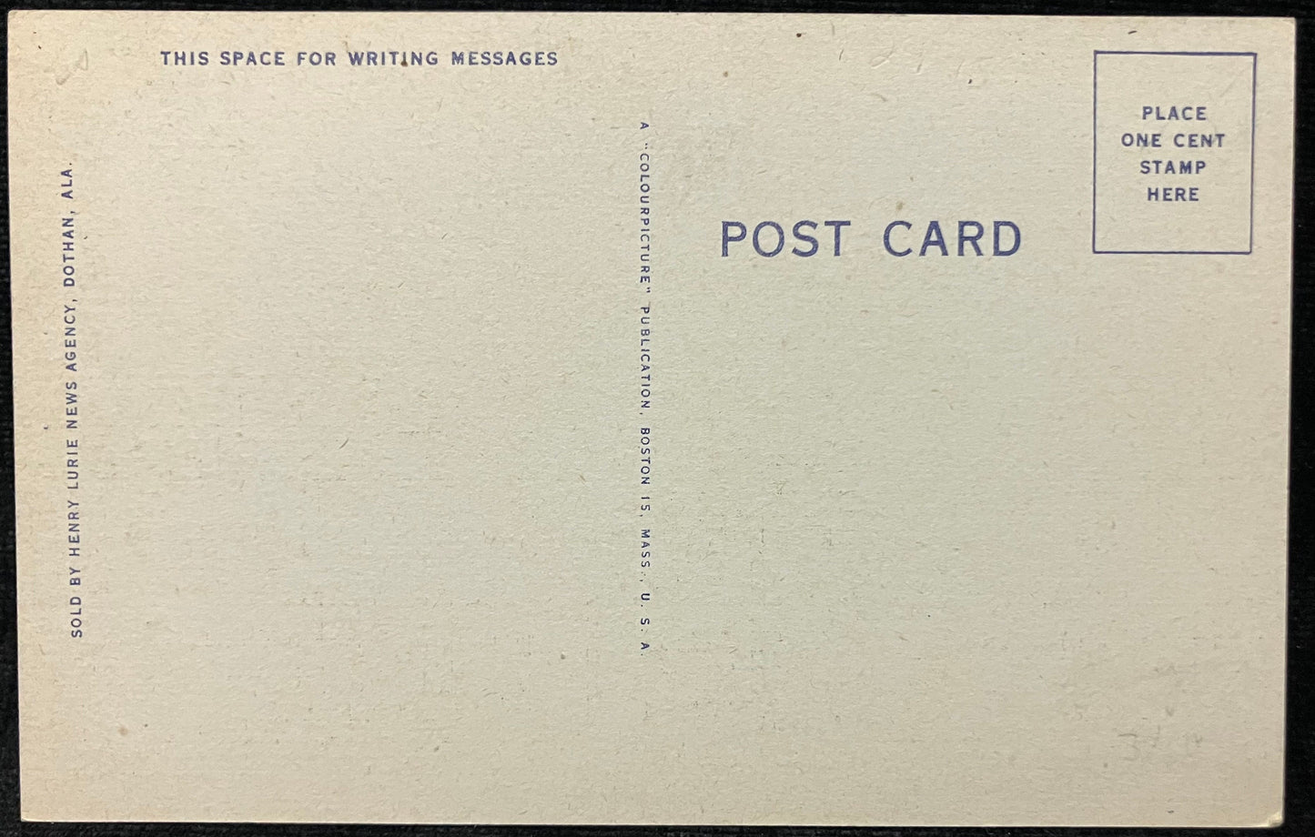 First Baptist Church - Dothan, Alabama - Vintage Postcard - Southern Baptist Church