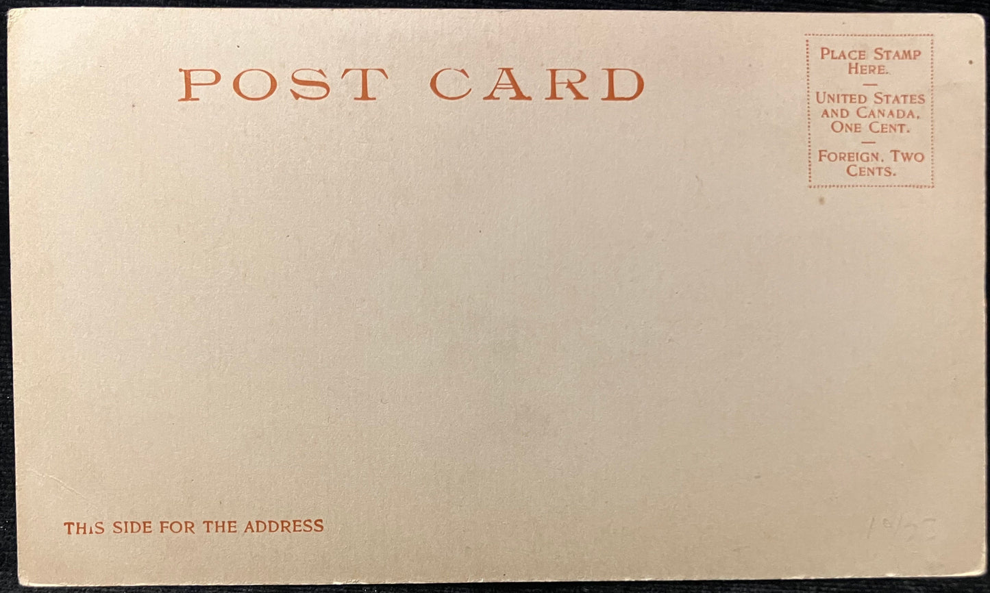 Glacier Point and South Dome, Yosemite Valley, California - Copyright 1904, Detroit Photographic Co. - Vintage Backside address only backside Postcard