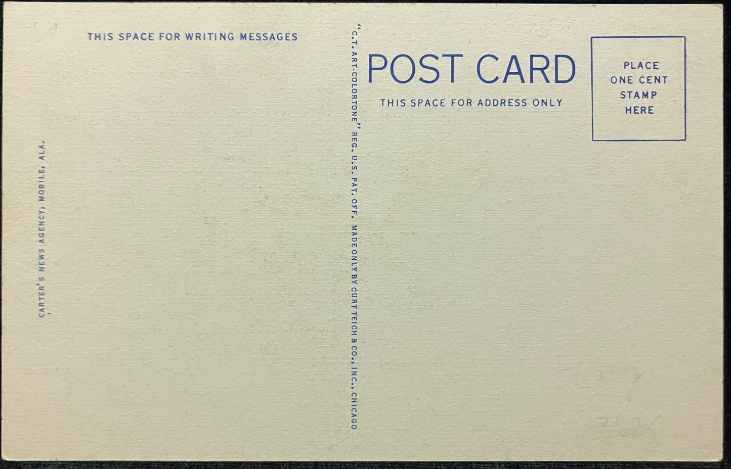 First Baptist Church, Mobile, Alabama - Vintage Postcard